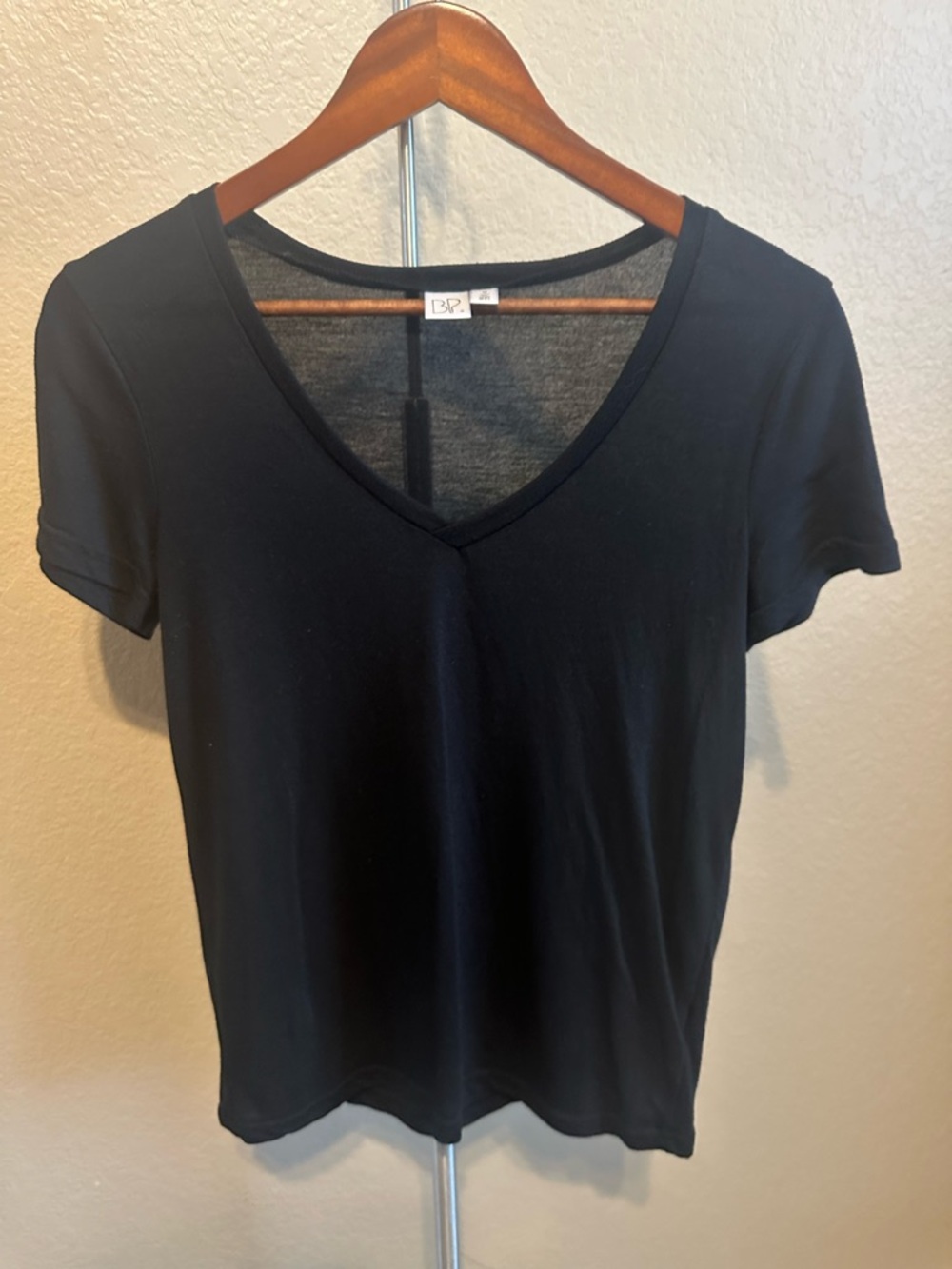 bp Black V-Neck Short Sleeve Tee